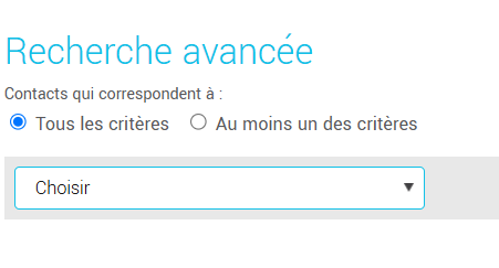 recherche avanc&eacute;e
