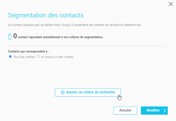 Tous les crit&egrave;res ou Au moins un des crit&egrave;res