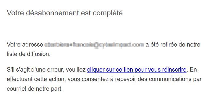 Lien pour se r&eacute;abonner