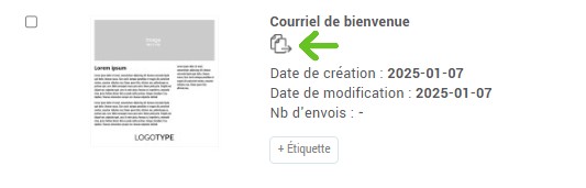 Logo sur mod&egrave;le transf&eacute;r&eacute;