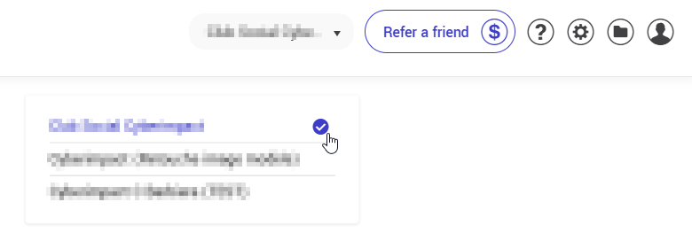Transf&egrave;re de compte